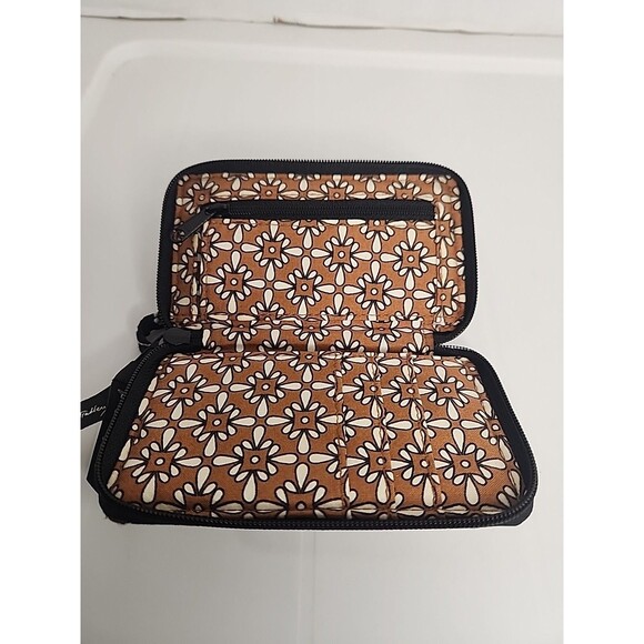 Vintage Vera Bradley "Caffe Latte" Brown Paisley Wallet - Retired 2008 - Picture 6 of 12